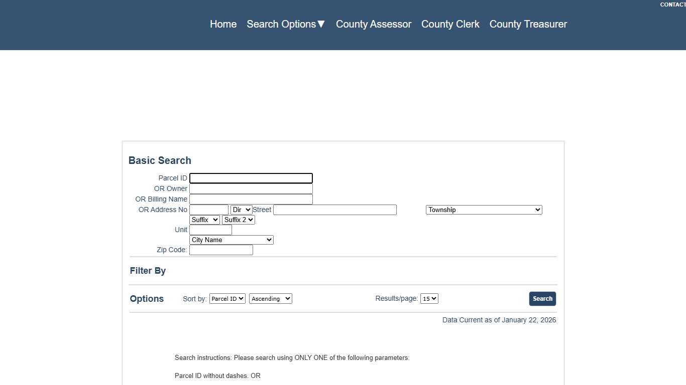 Lake County, IL Property Tax Information - Basic Search Search